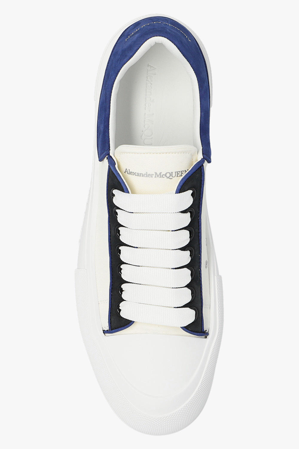 ALEXANDER MCQUEEN ラリ ロトッフ スニカ 794506WIEEX 9042 Alexander McQueen Oversized Sneakers 'Blue Black Grey
